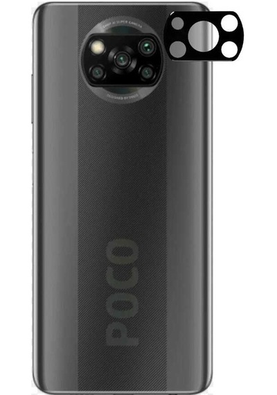 Kilifone - Xiaomi Poco X3 Uyumlu - Kamera Lens Koruyucu 3d Kamera Camı - Şeffaf