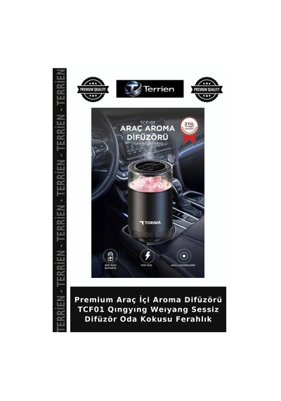 Premium Araç İçi Aroma Difüzörü Tcf01 Qıngyıng Weıyang Sessiz Difüzör Oda Kokusu Ferahlık