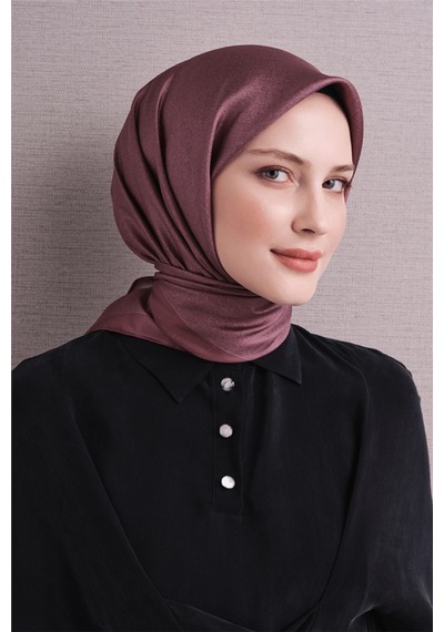 Armine İpek Eşarp 2027 Kış - 9601-04 Gül Kurusu Twill