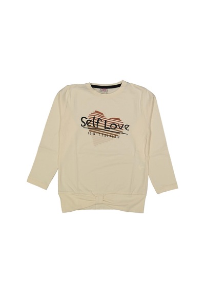 Kız Çocuk Mevsimlik Self Love Baskılı Sweatshirt Bgl-st03646 001