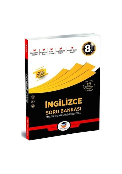 8. Sınıf İngilizce Soru Bankası -  Zeka Küpü Yayınları