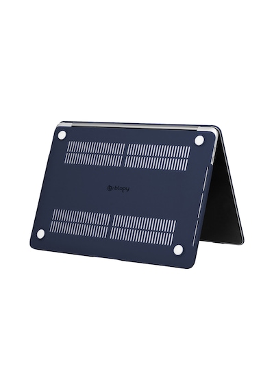 Blogy Macbook Uyumlu 14 M5  Paket - Ekran Koruyucu + 60w Şarj Kablosu + Kılıf Lacivert