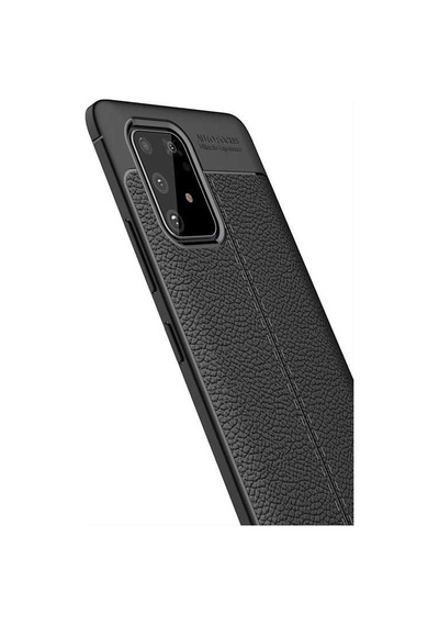 Samsung Uyumlu Galaxy A91 S10 Lite Kılıf Zore Niss Silikon Kapak Lacivert