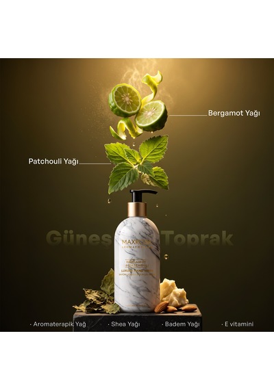 Maxrosa Aromatherapy Bergamot & Patchouli Sıvı Sabun 500 Ml