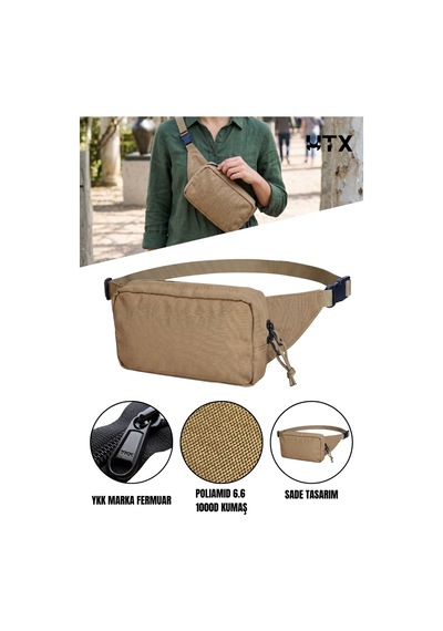 Utx Grovuxa Lıte Unisex Günlük Bel/omuz Çantası Bej