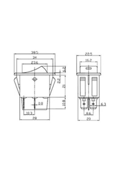 Otomotiv Anahtarı Ledli 12v 35a