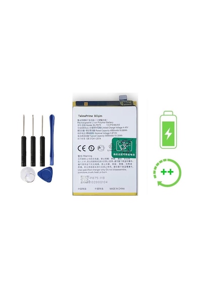 Realme C55 İle Uyumlu Güclendirilmis İthal Batarya Blp875