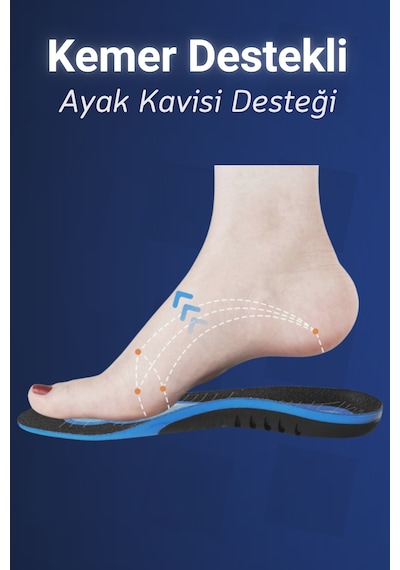 Dopar Kemer Destekli Ortopedik Tabanlık Topuk Dikeni Ayak Ağrısı Giderici İç Taban