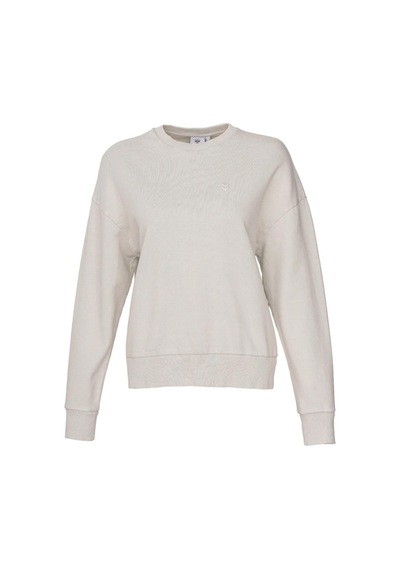 Hummel Dellax Sweatshirt 922548-9719 Krem Kadın Sweatshirt Gri