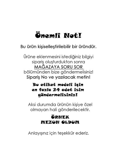 24 Adet 4 Cm Sınıflara Özel Kişiselleştirilebilir Mezun Oldu Baskılı Mat Etiket Sticker-1