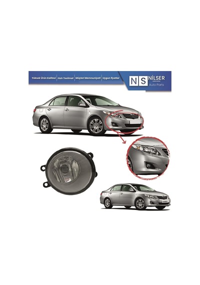 Toyota Corolla 2007-2011 Sağ Sis Lambası