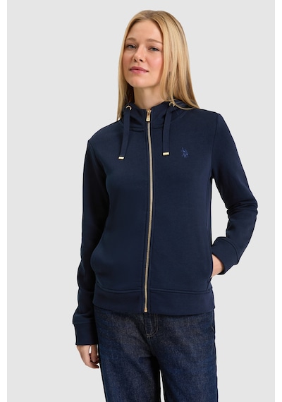 U.S. Polo Assn. Kadın Lacivert Basic Sweatshirt 50326801-vr033