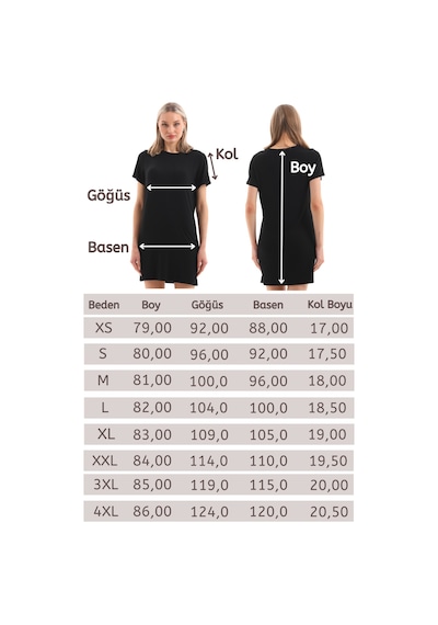 Penyebizden Extra Yumuşak Viskon Elbise-siyah