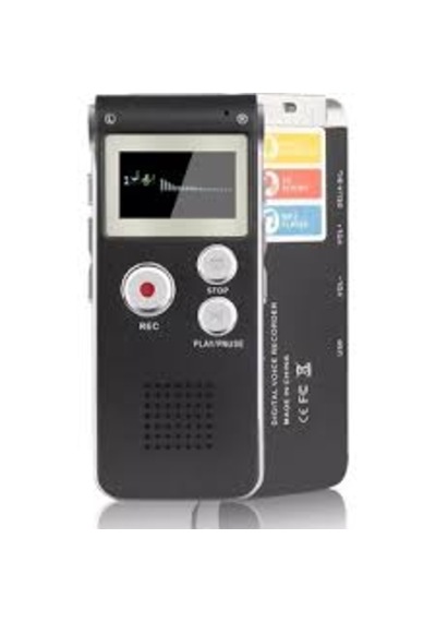 Dex-08 - 8 Gb Dahili Hafızalı Ses Kayıt Cihazı - Mp3 Çalar Özellikli - Kulalık Ve 1 Metre Harici Mikrofonlu