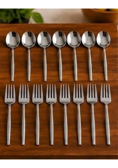 Yemek Kaşığı Ve Yemek Çatalı Seti - On İki Parça Gümüş
