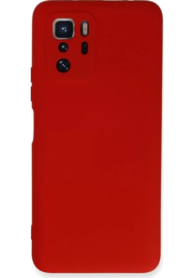 Newface Xiaomi Poco X3 Gt Kılıf Nano İçi Kadife Silikon - Kırmızı