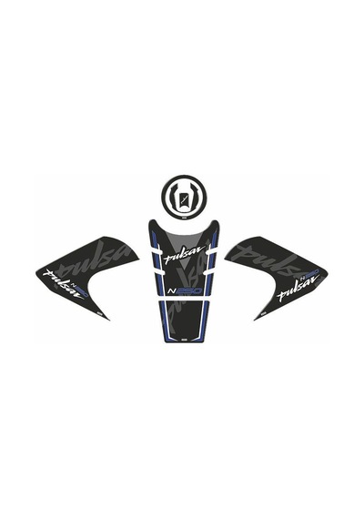 Bajaj Pulsar N250 2022 - 2024 Uyumlu Tank Pad Set 007 Çok Renkli