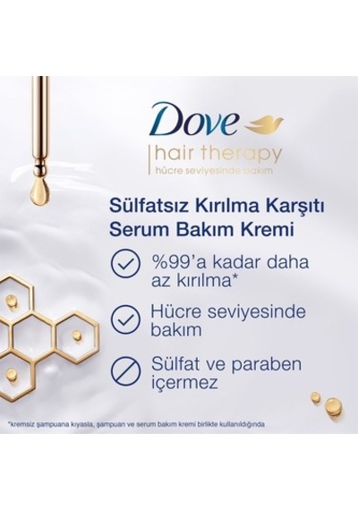 Kırılma Karşıtı Serum Bakım Kremi 170ml, Güçlü Saçlar İçin