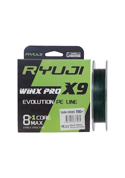 Winx Pro X9 150mt 0.18mm İp Misina Koyu Yeşil