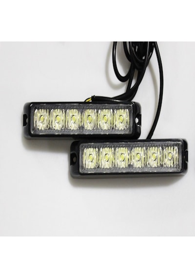 Space Flaşlı İkaz Lambası Power Led Beyaz Lapa162