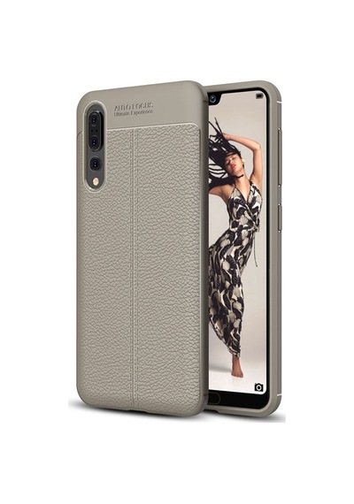 Huawei P20 Pro Kilif Esnek Deri Görünümlü Korumali Niss Silikon 409280786