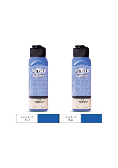 2 Li Akrilik Boya 140 Ml Renk Seçmeli Canlı Ve Pastel 3047 - Lahor Çiviti