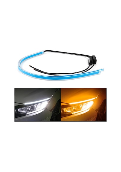 Far Üstü Kayar Led 45Cm – Beyaz Sarı