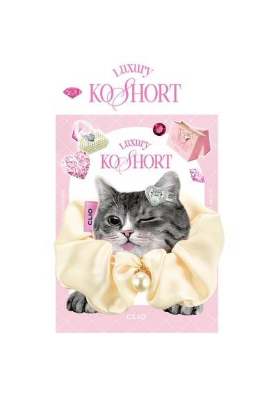 İnci Detaylı Saç Tokası Clıo Pearl Hair Scrunchie Luxury Koshort Krem 89504159