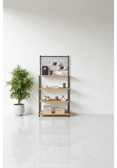 Çevir Kur Atlantik Çam 4 Raflı Kahve Köşesi Dolabı Mutfak Düzenleyici, Stand, 71x167x35 Cm Atlantik Çam Çevir Kur Atlantik Çam 4 Raflı Kahve Köşesi Dolabı Mutfak Düzenleyici, Stand, 71x167x35 Cm Atlantik Çam