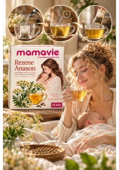Anne Bebek Çayı Rezeneli Karışık Bitki Çayı 45 Süzen Poşet 90 G - 937409021