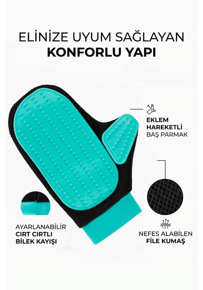 Artero Kira Köpek Banyo Ve Tüy Toplama Eldiveni