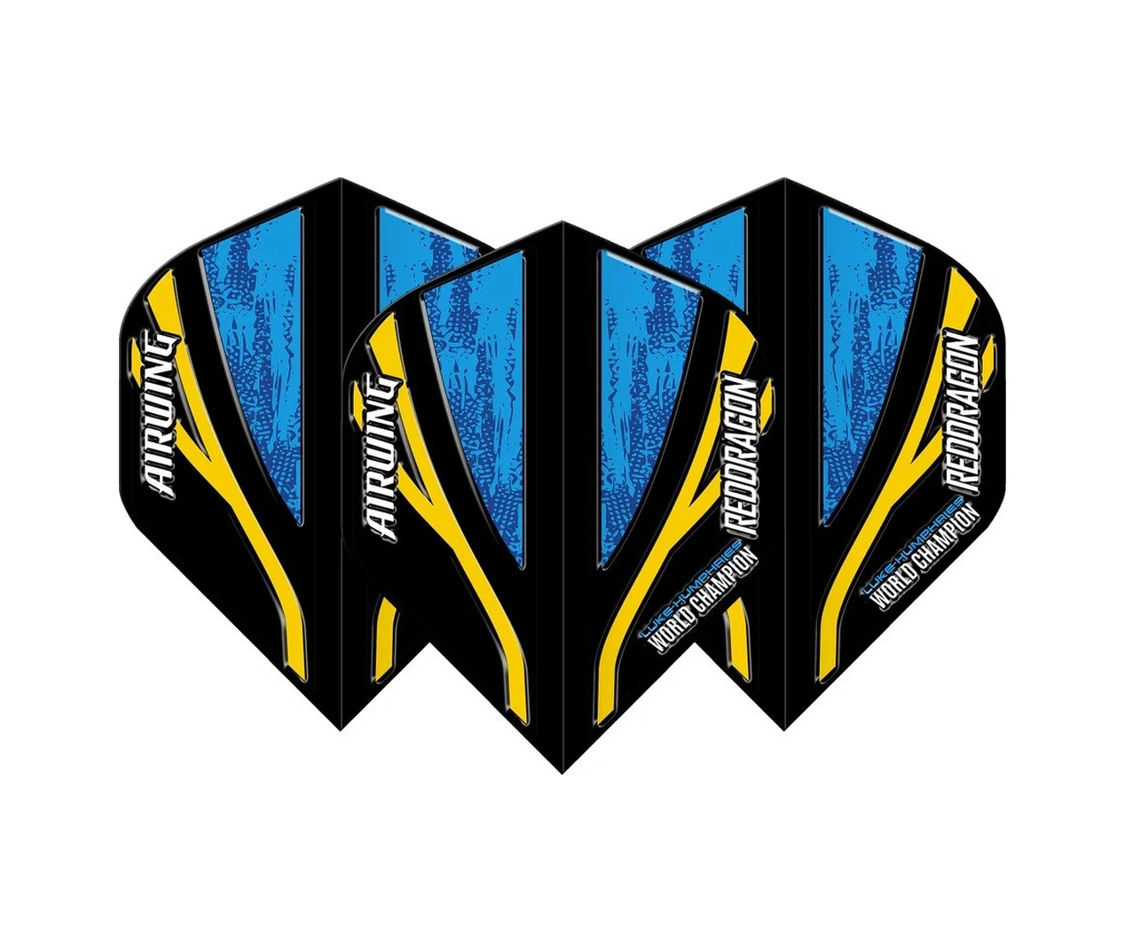 Red Dragon Airwing Moulded Luke Humphries World Champion Black&blue Standart Dart Flight