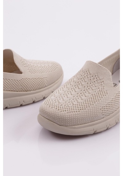Dgn 581 Kadin Günlük Comfort Ayakkabi 581-2183-R0152 Bej