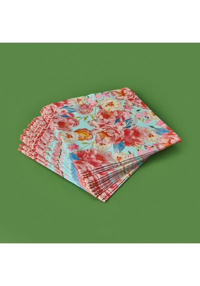 Excellentt Houseware 16'lı Kağıt Peçete - Asorti - 33x33 Cm Renkli