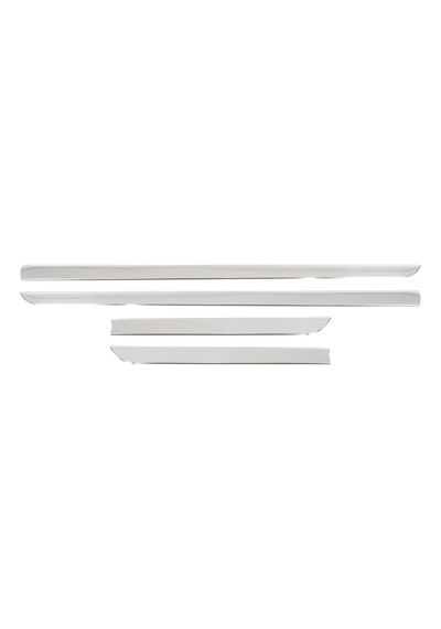 Seat Leon Mk2 Uyumlu 2009-2012 Krom Yan Kapı Çıtası 4 Parça Paslanmaz Çelik