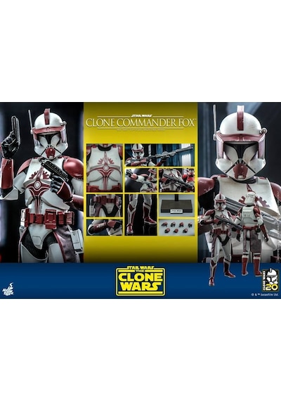 Clone Commander Fox Coruscant Guard 12 İnch Exclusive Figure