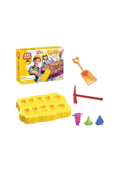 03949 Artsand İnşaat Kum Seti 600 Gr -fentoys Çok Renkli