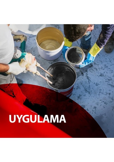 Alkoru Süper Likit Membran Kauçuk Ve Elyaf Katkılı Sıvı Su Yalıtım Malzemesi 1, Kilogram