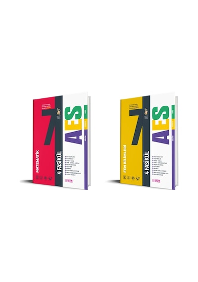 Optik 2026 7. Sınıf Matematik + Fen Bilimleri Aes Fasikül Seti 2 Kitap