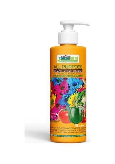 EkosolFarm Solucan Gübresi 1,5 Kg + Ekosolfarm Sıvı Solucan Gübresi 500 Ml