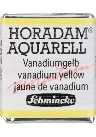 Schmincke Horadam Aquarell Artist Sulu Boya Vanadium Yellow Yarım Tablet