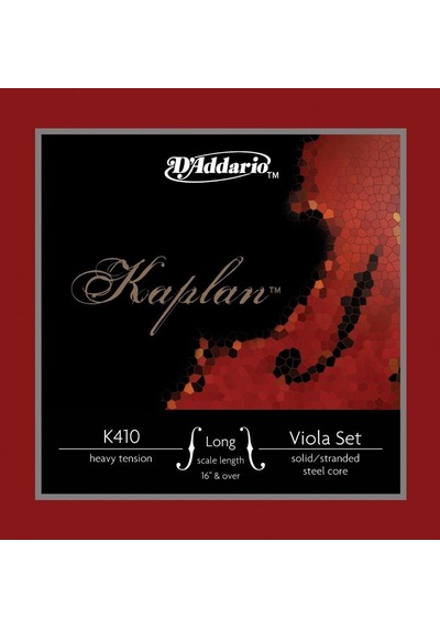 Daddario K410lh Viyola Tel Seti Kaplan, Long Scale Heavy