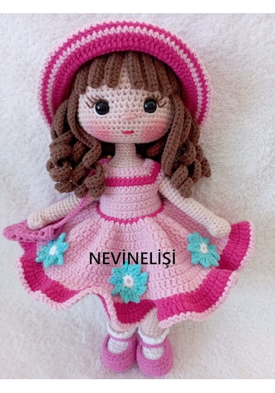 Amigurumi Lina Bebek Çok Renkli
