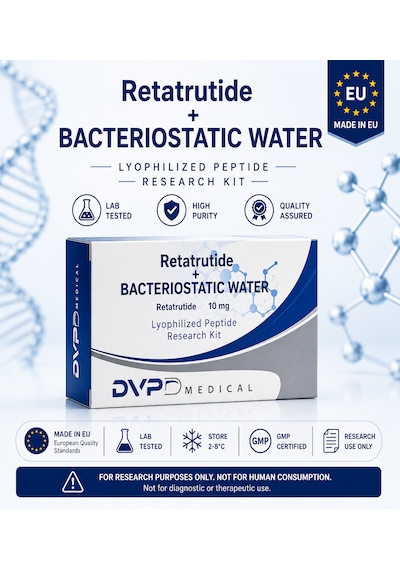 Dvpd Medical Retatrutide 10 Mg + Bacteriostatic Water Research Kit