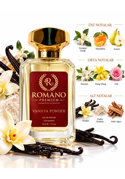 Vanilya Powder 50 Ml Kalıcı Kadın Parfüm Çiçeksi - Vanilya