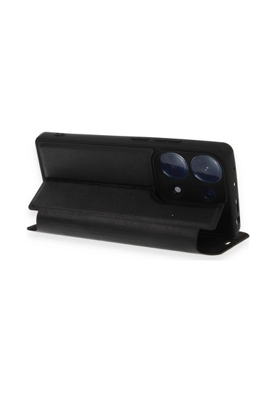 Xiaomi Redmi Note 13 Pro 4g Kılıf Flip Cover - Siyah -