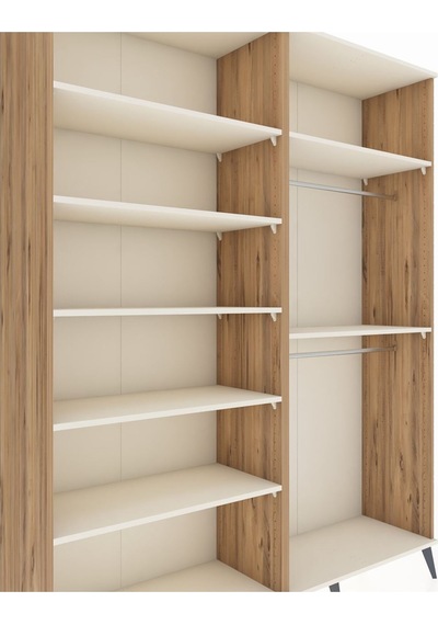 Hyperion Gardrop 7 Raflı 2 Askılı 176x44x221 Çam-aytaşı Aytaşı Hyperion Gardrop 7 Raflı 2 Askılı 176x44x221 Çam-aytaşı Aytaşı