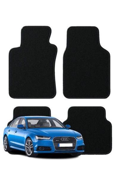 Audi A6 C7 Kasa 2010-2018 Özel Kesim Tam Uyumlu Lüx Oto Halı Paspas , Audi Paspas , Audi Halı Paspas A6 Paspas , Audi A6 Paspas