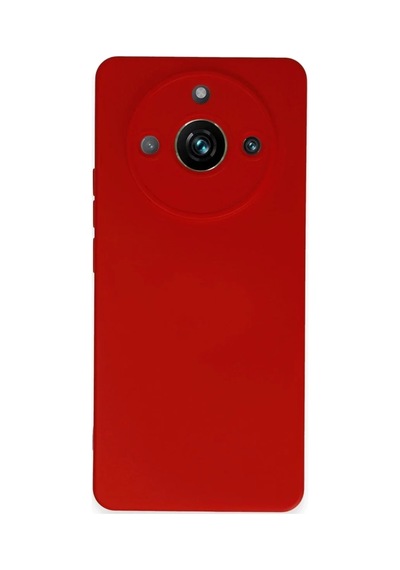 Lb Realme 11 Pro Kılıf Nano İçi Kadife Silikon - Kırmızı