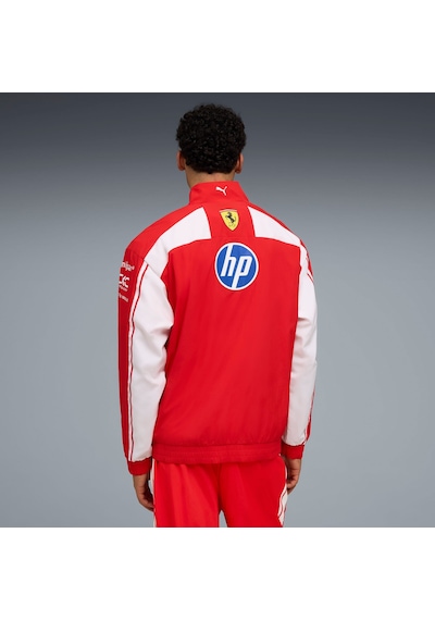 Puma Scuderıa Ferrarı Hp Replıca Drıvers Authentıc Erkek Track Ceket 713944 01 Kırmızı